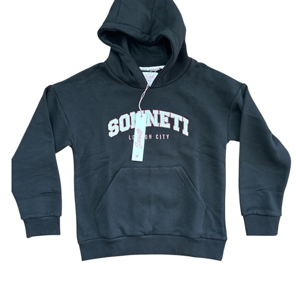 Kids Black Hoodie - Picture 2 of 7